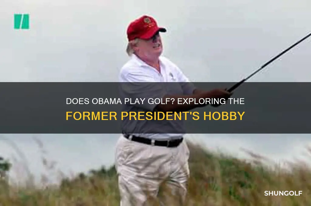 does obama play golf