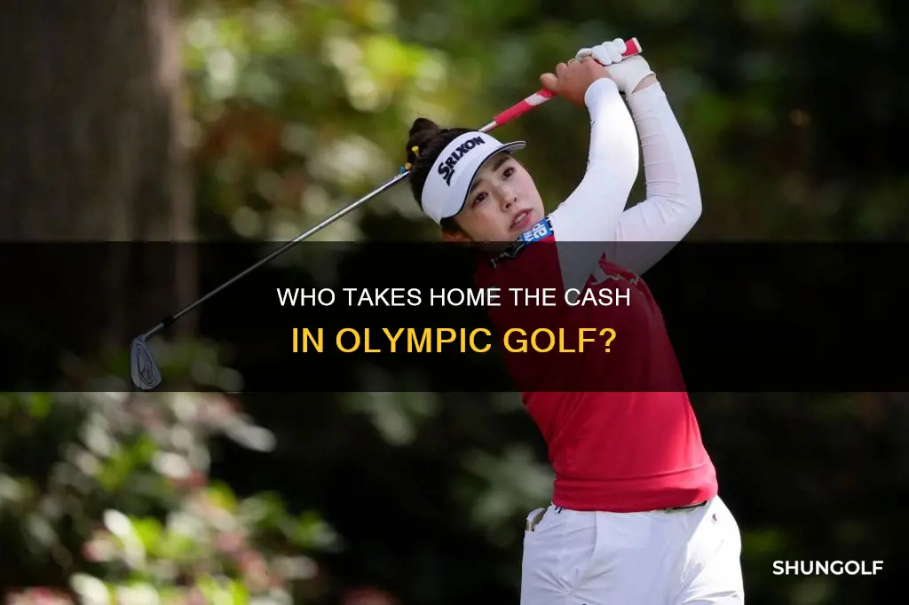 does olympic golf have a purse