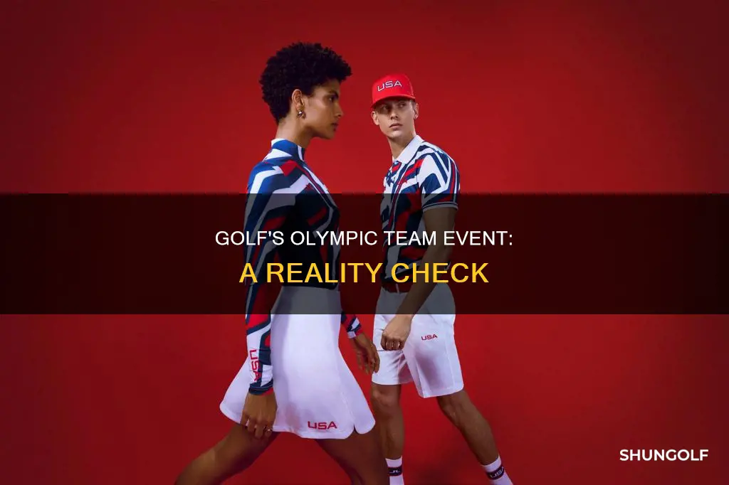does olympics have team golf