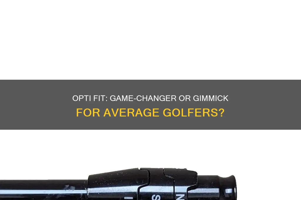 does opti fit help the average golfer