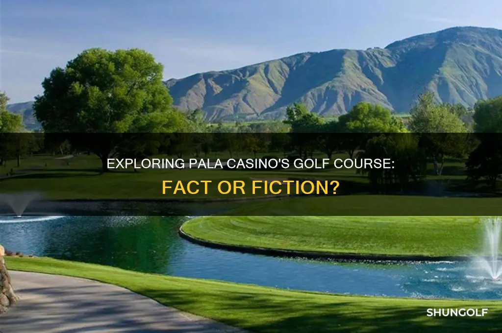 does pala casino have a golf course
