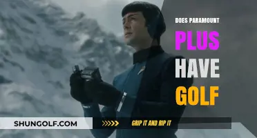 Golf on Paramount Plus: What's the Deal?