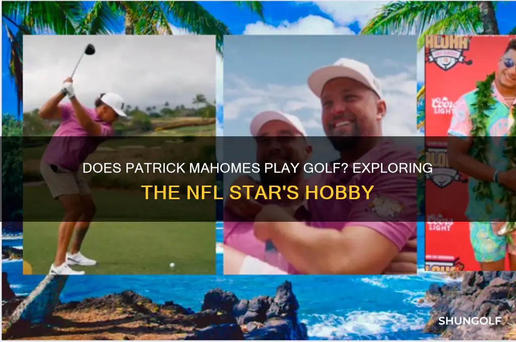 does patrick mahomes play golf