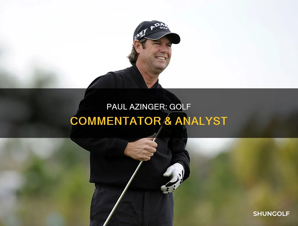 does paul azinger still announcing golf