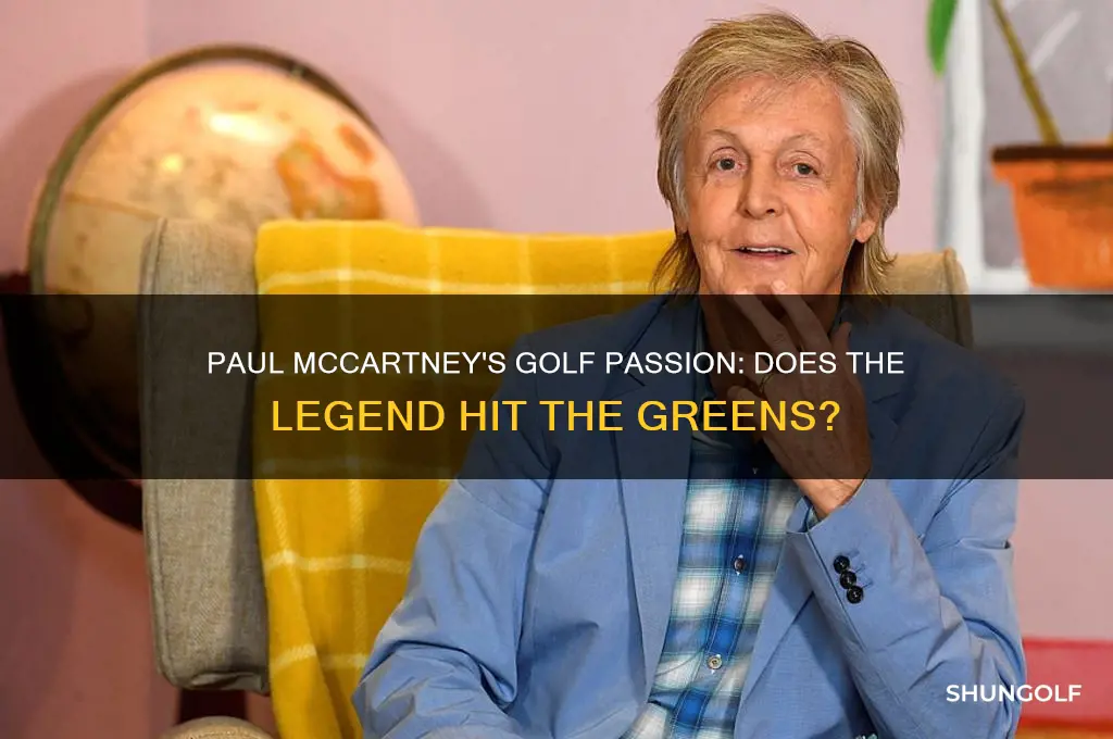does paul mccartney play golf