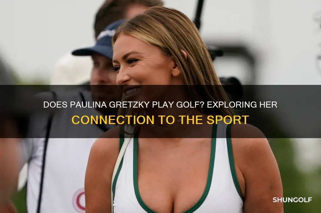 does paulina gretzky play golf