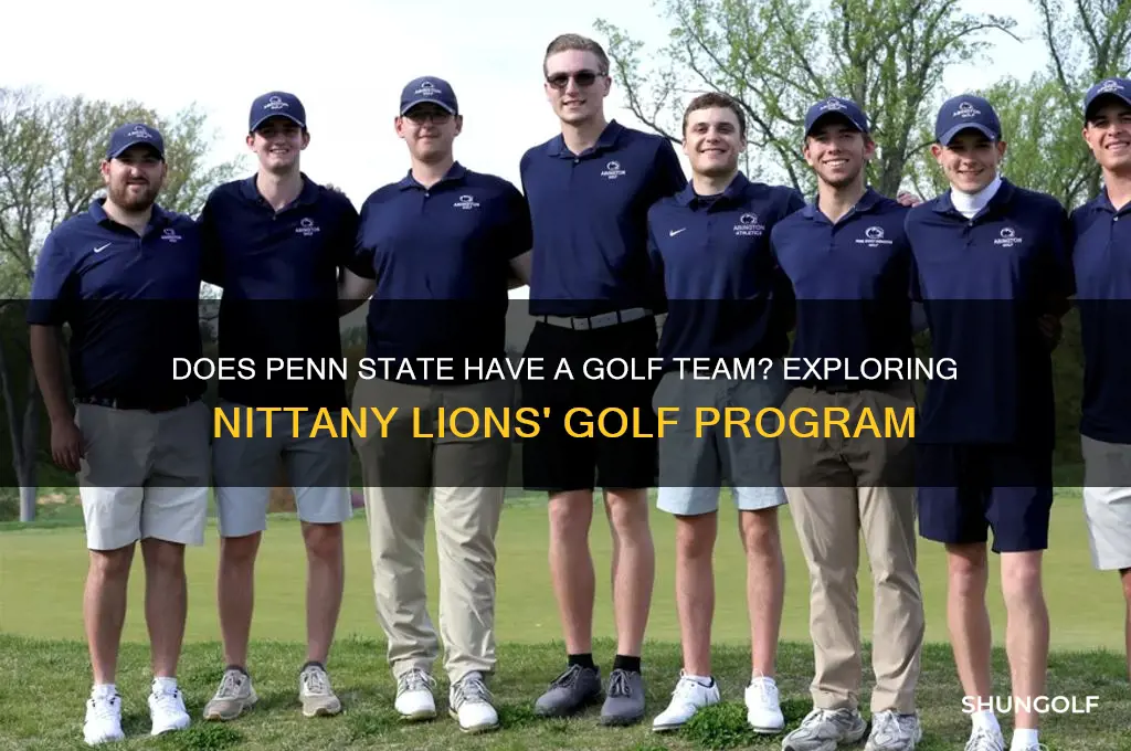 does penn state have a golf team