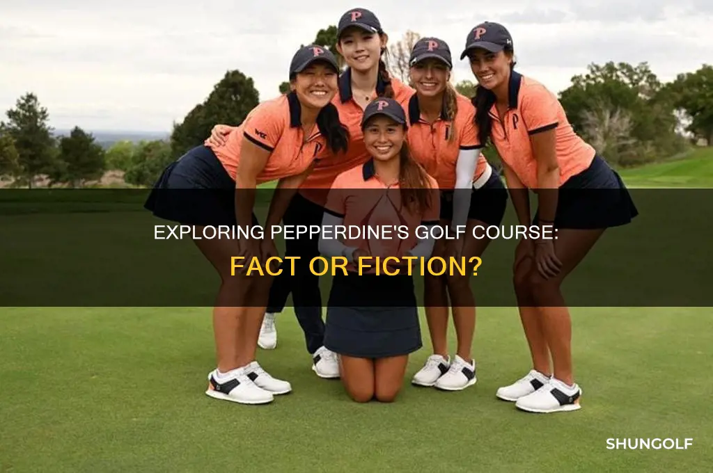does pepperdine have a golf course