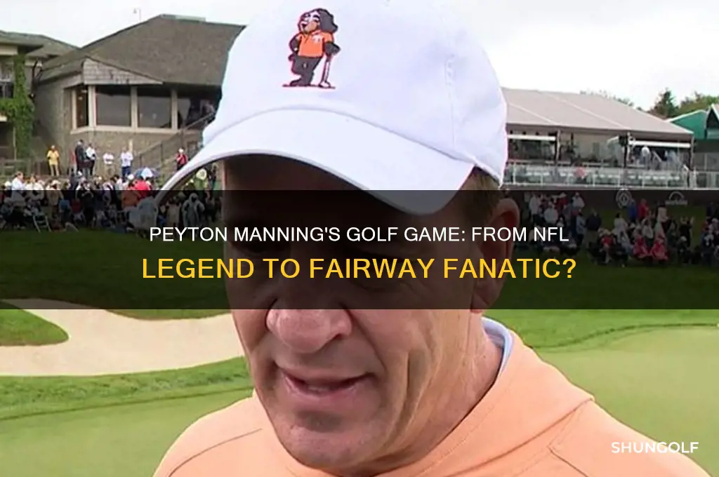 does peyton manning play golf
