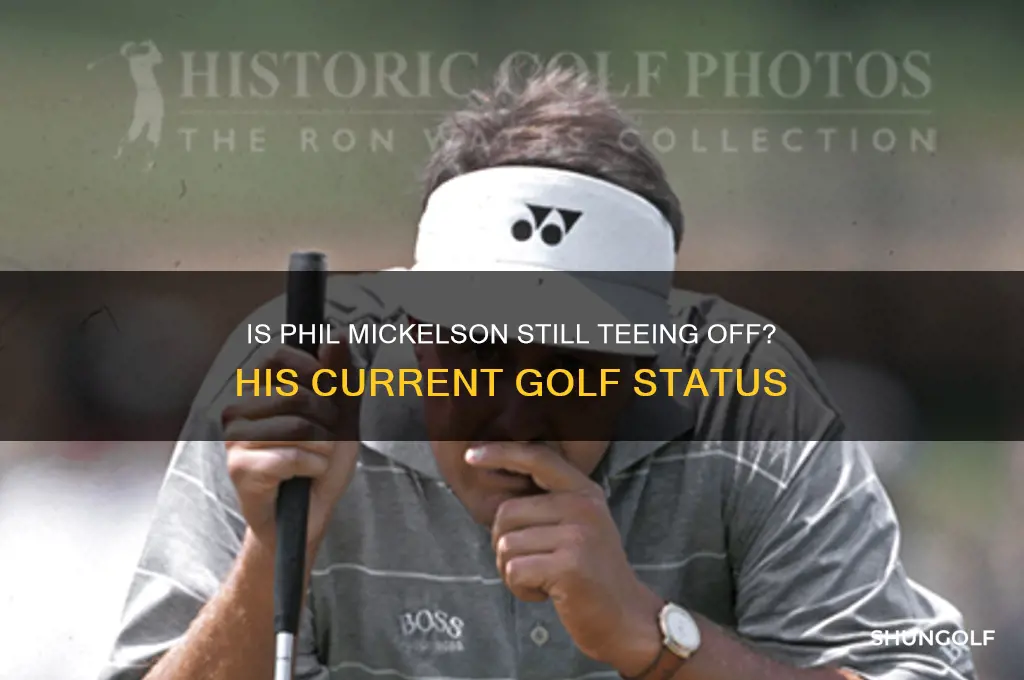 does phil mickelson still play golf