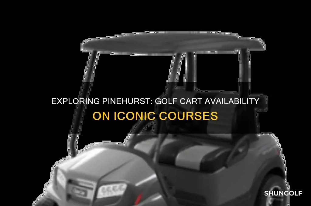does pinehurst courses have golf carts