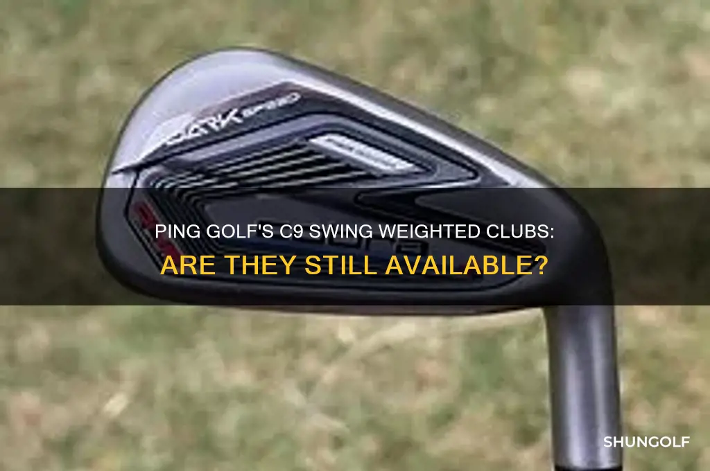 does ping golf still make c9 swing weighted clubs