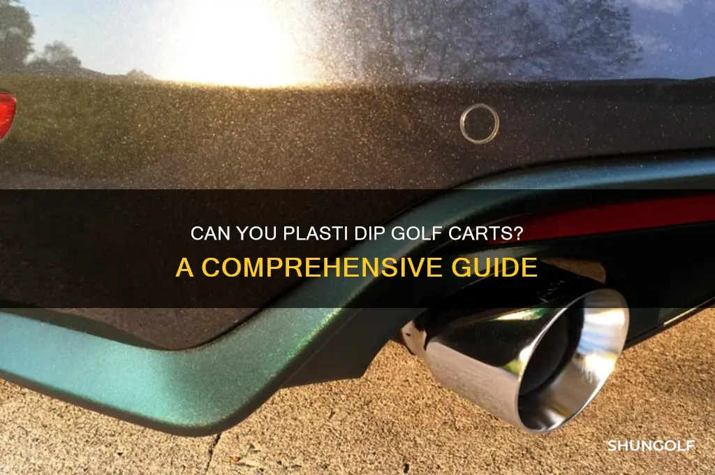 does plasti dip work on golf carts