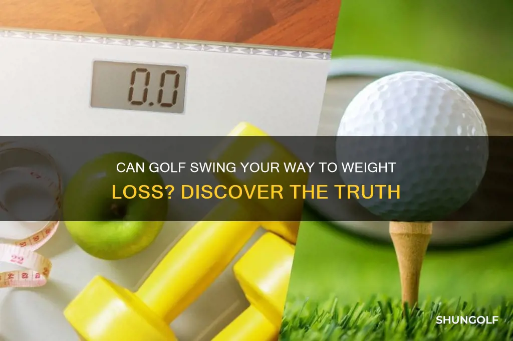 does playing golf help lose weight