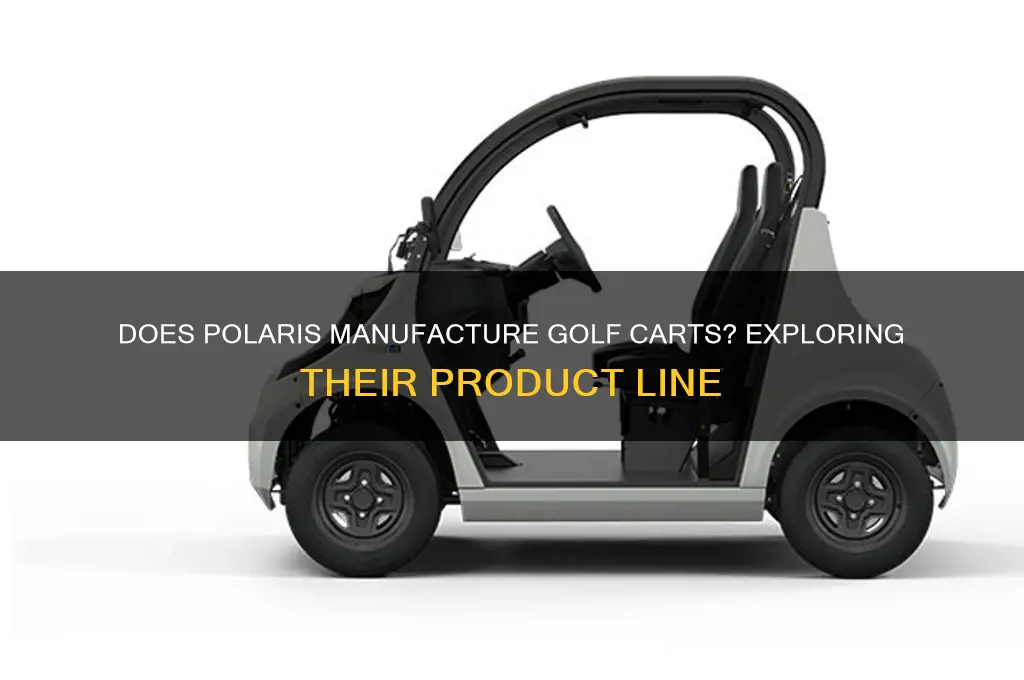 does polaris make golf carts
