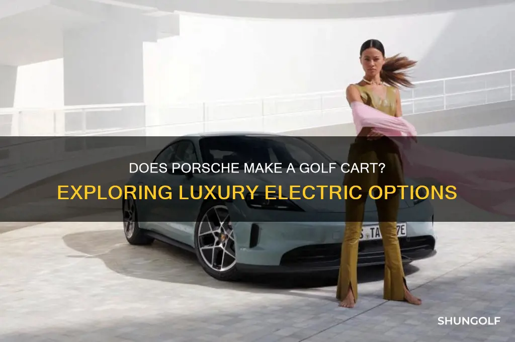 does porsche make a golf cart