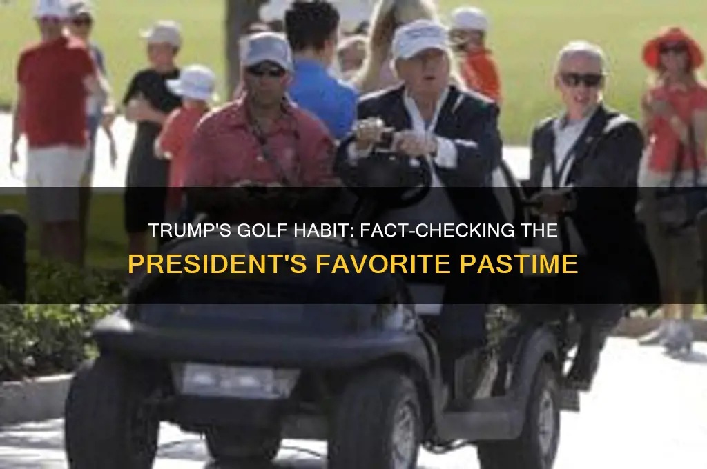 does president trump play golf