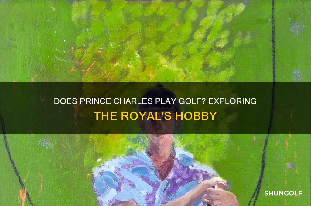 does prince charles play golf