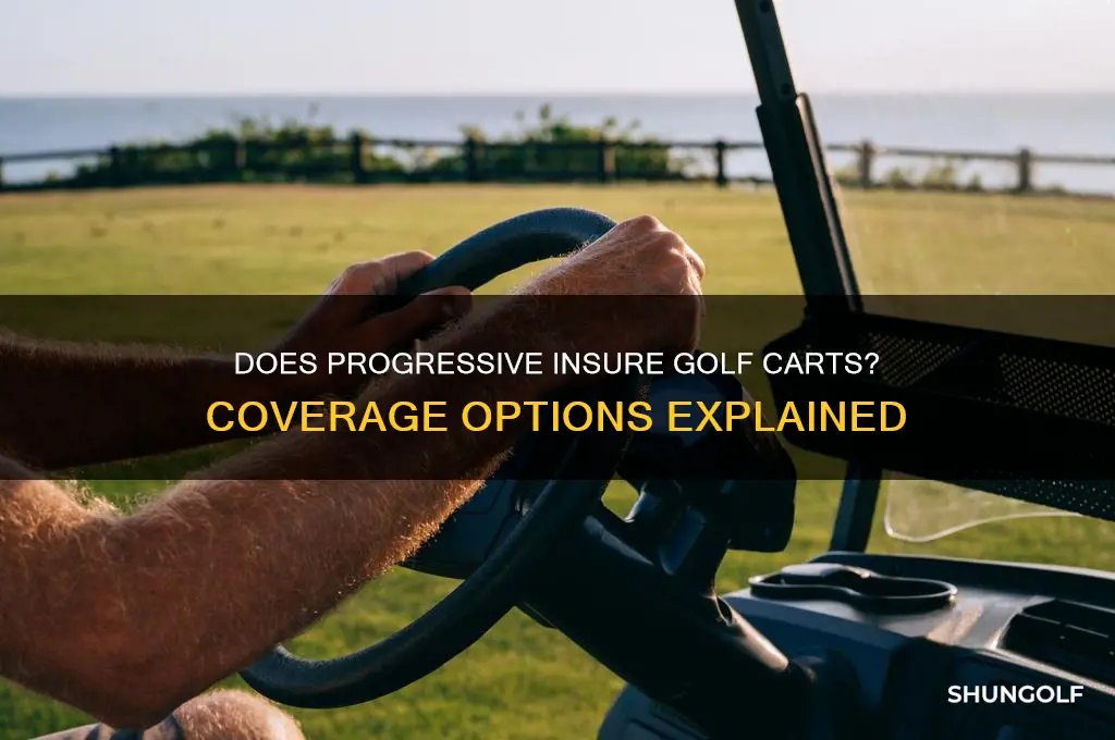 does progressive insure golf carts