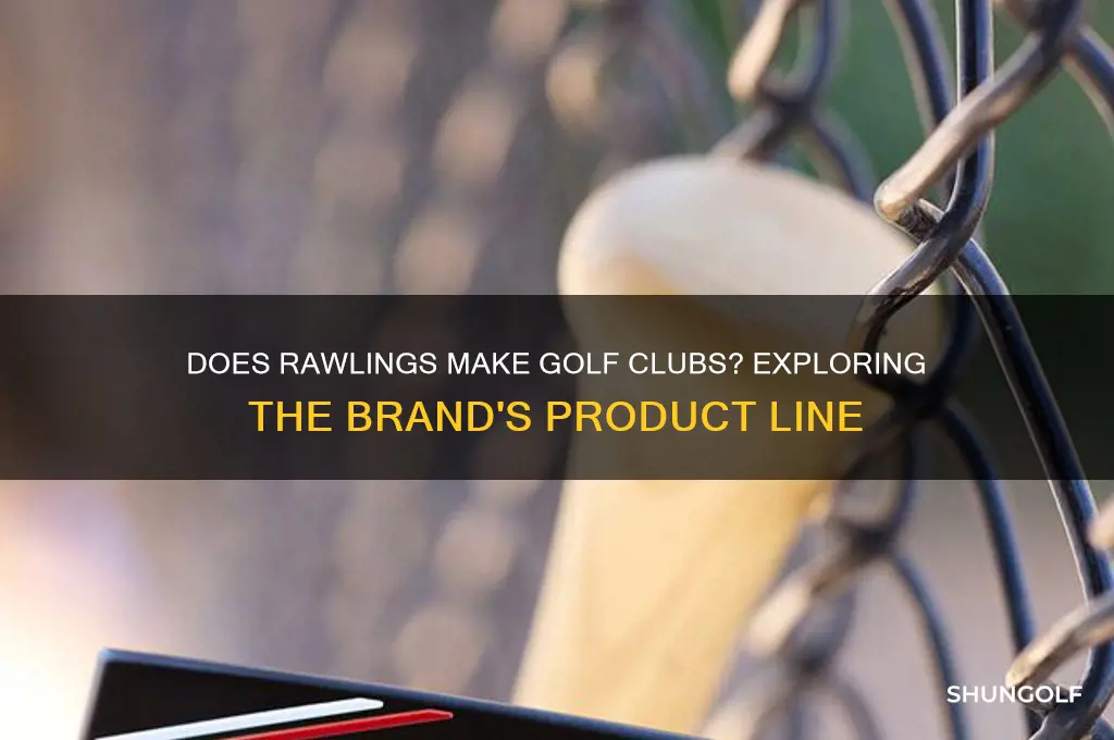 does rawlings make golf clubs