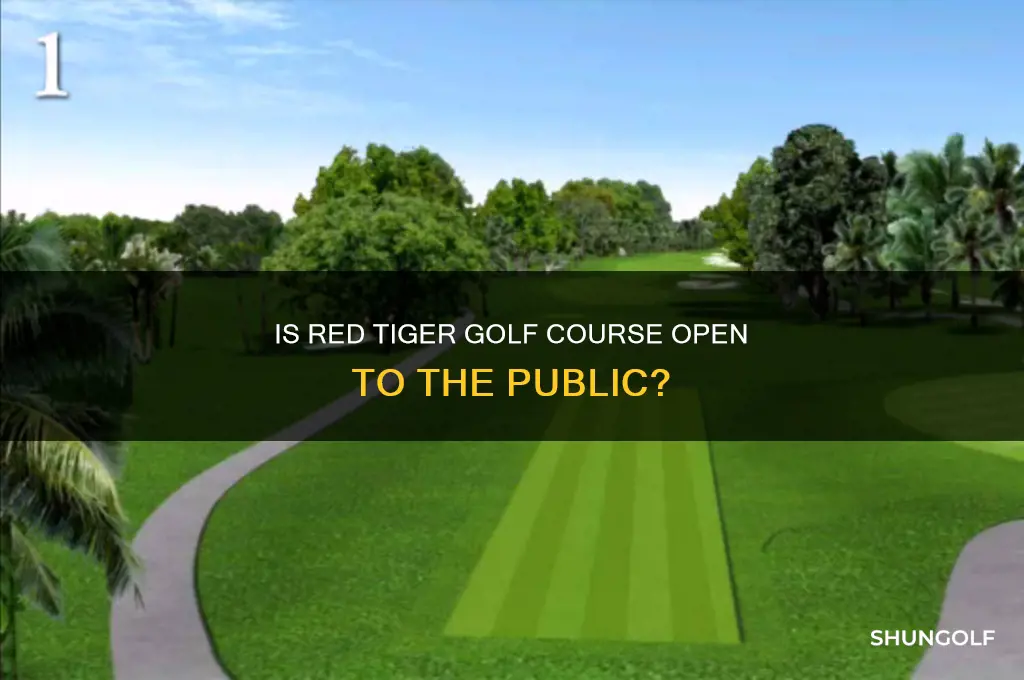 does red tiger golf course have a public course