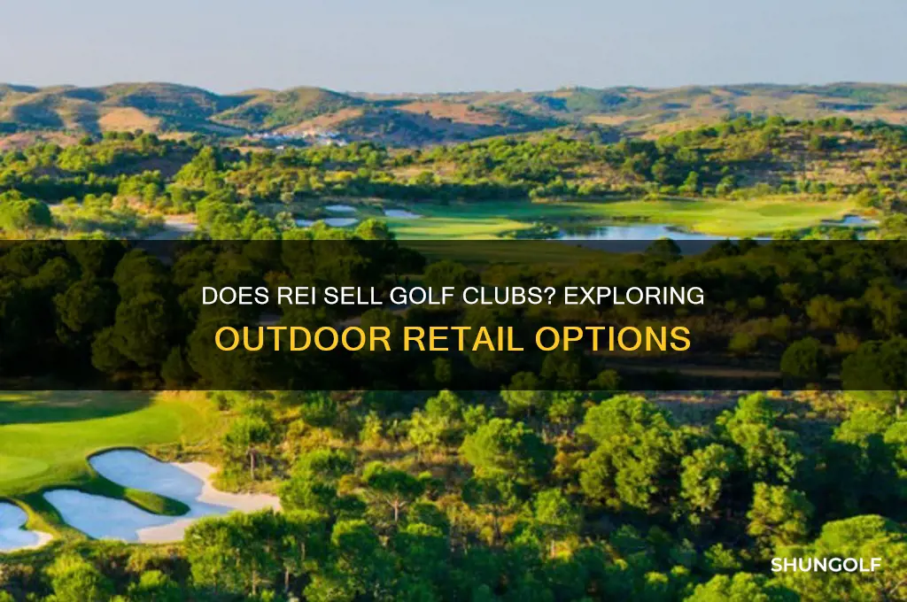 does rei sell golf clubs