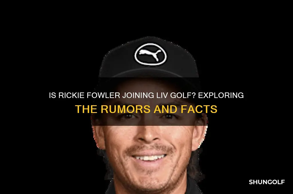 does rickie fowler play for liv golf