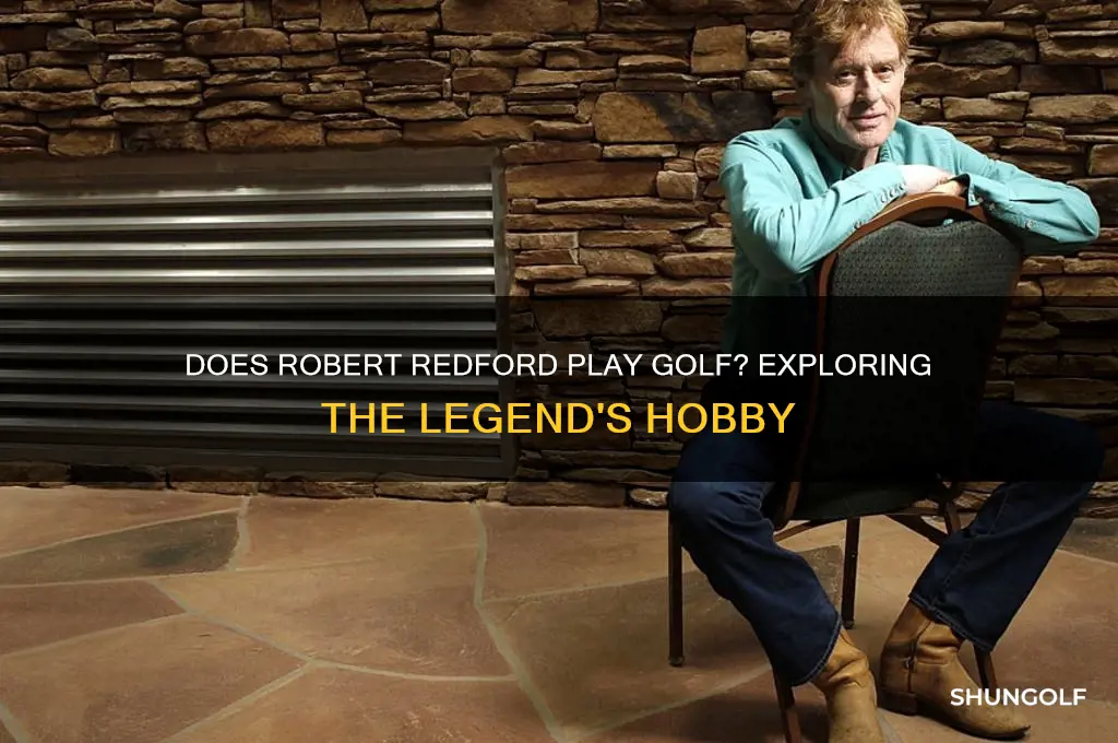 does robert redford play golf