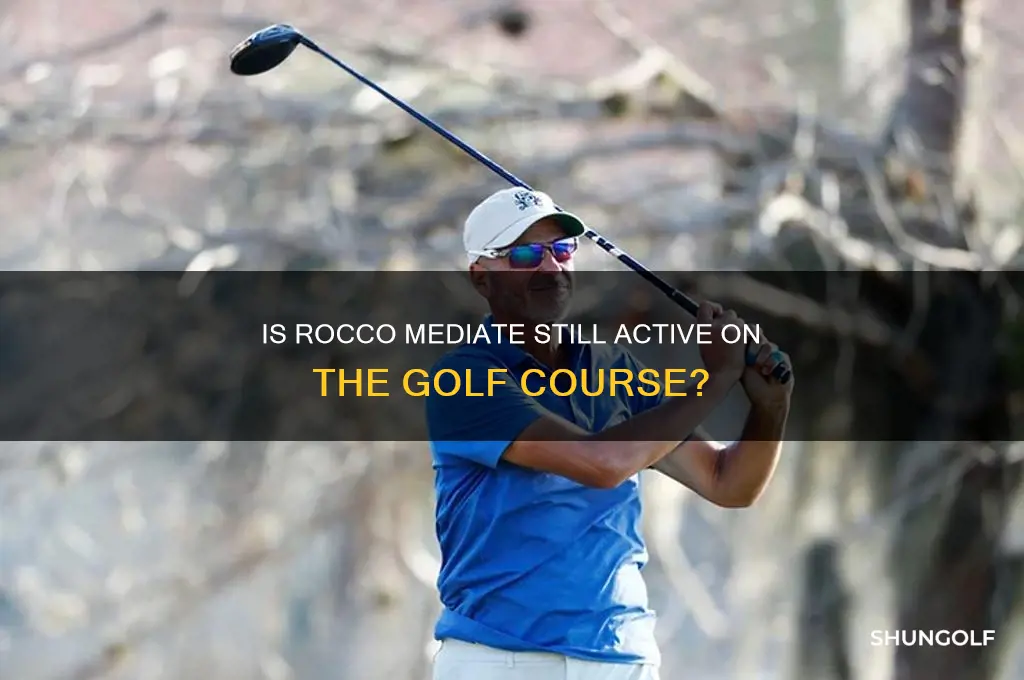 does rocco mediate still play golf