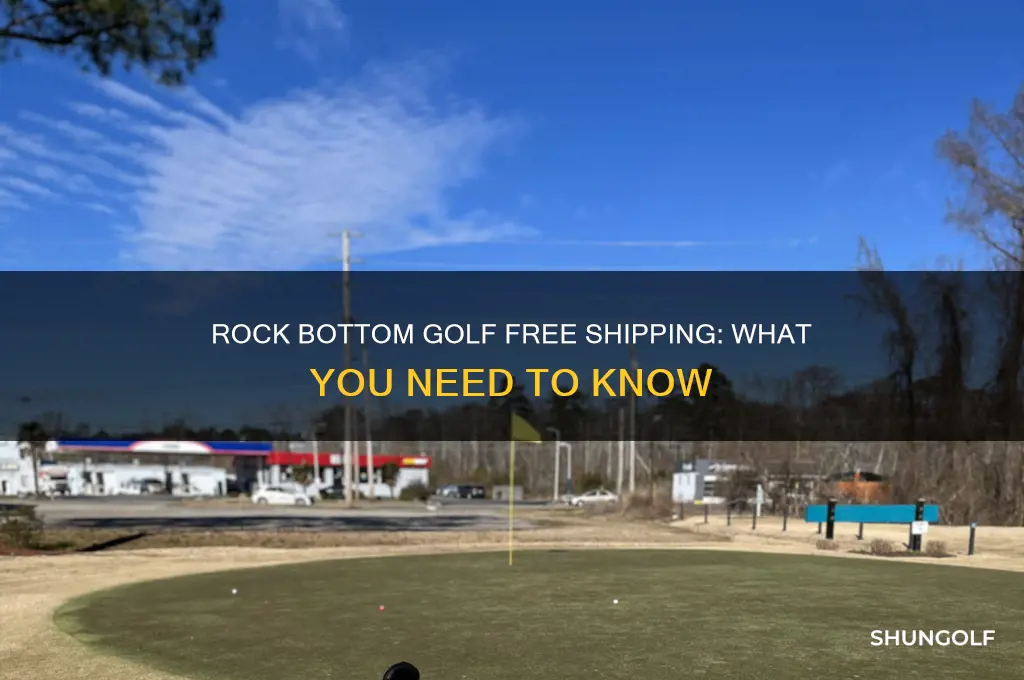 does rock bottom golf have free shipping