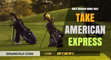 Does Rodger Dunn Golf Accept American Express Payments?