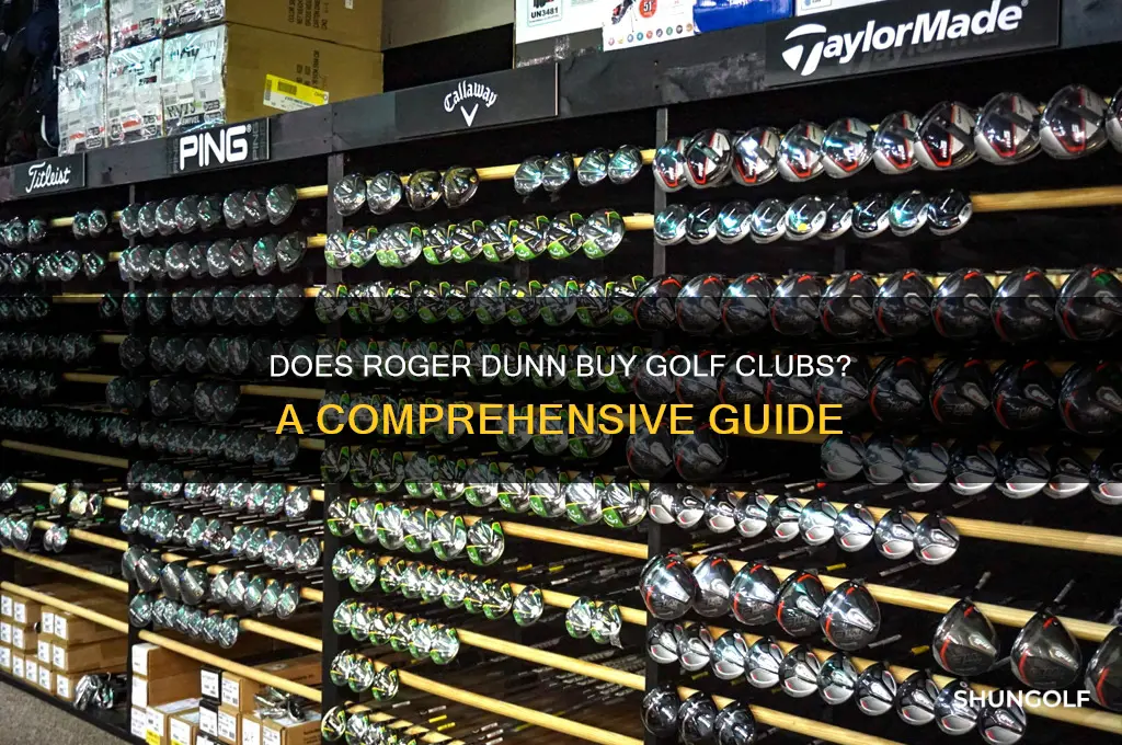 does roger dunn buy golf clubs