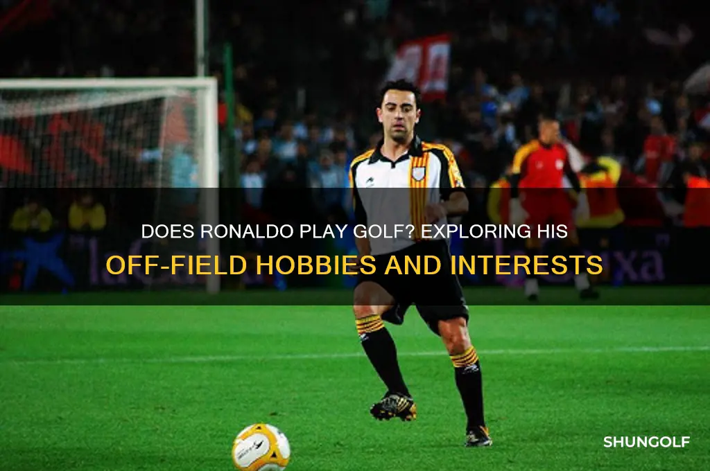 does ronaldo play golf