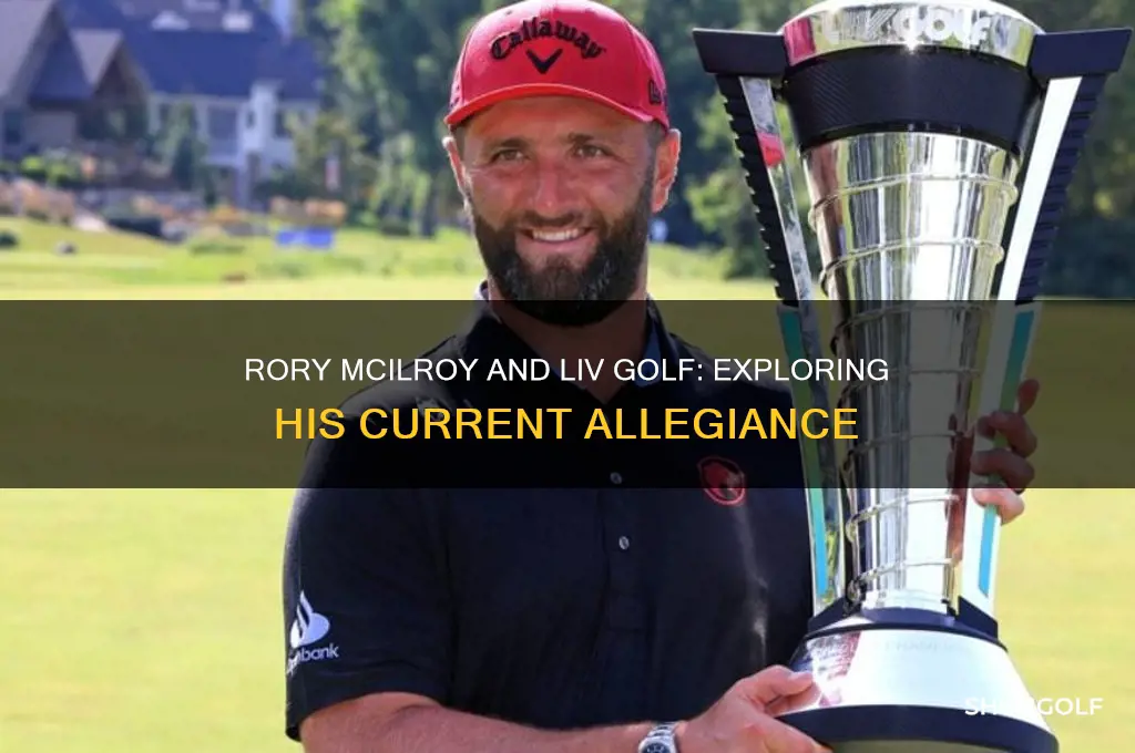 does rory mcilroy play for liv golf