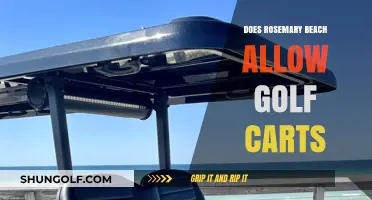 Rosemary Beach Golf Cart Rules: Are They Allowed on the Streets?