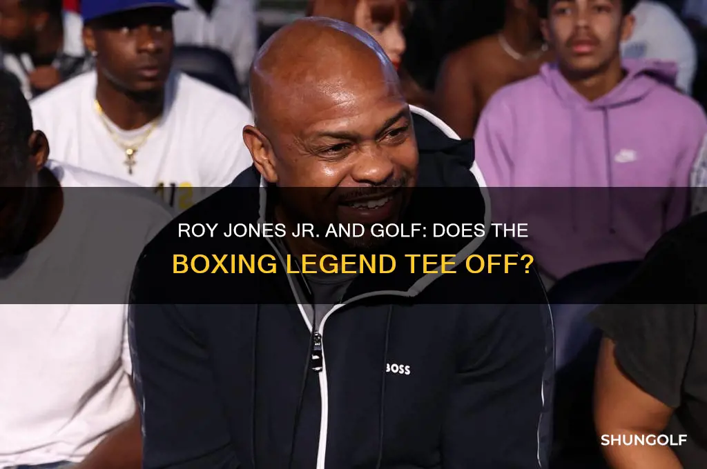 does roy jones jr play golf