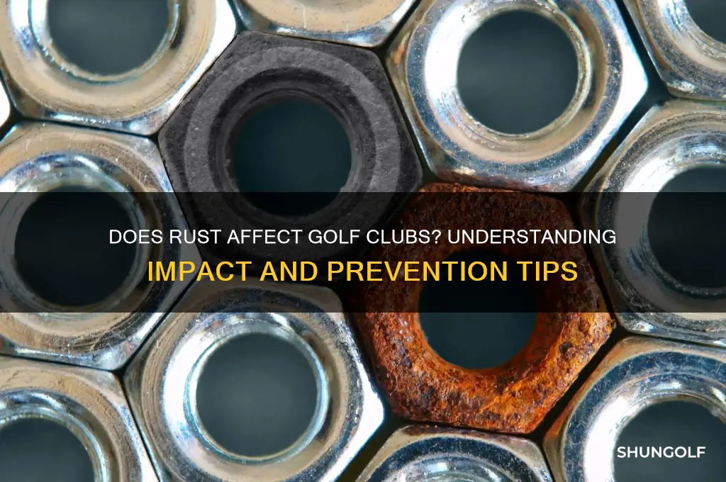 does rust affect golf clubs