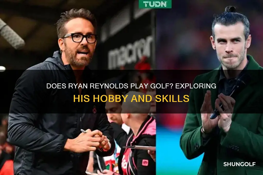 does ryan reynolds play golf