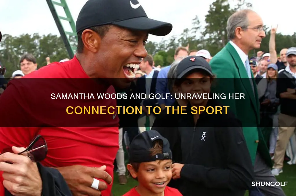 does samantha woods play golf