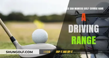 San Marcos Golf Course: Driving Range Availability and Features