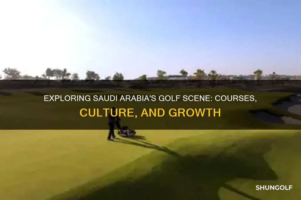 does saudi arabia have golf courses