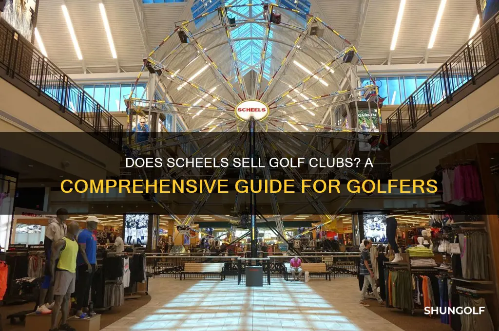 does scheels have golf clubs