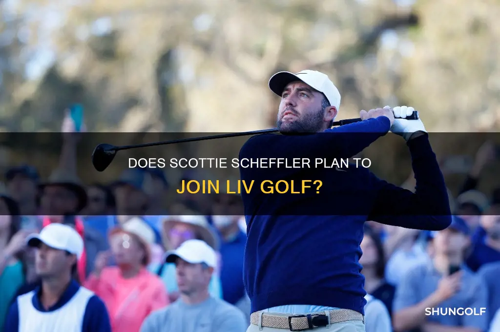 does scheffler play for liv golf