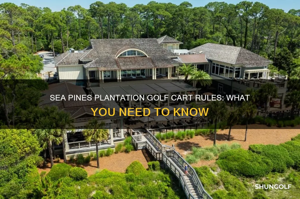 does sea pines plantation allow golf carts