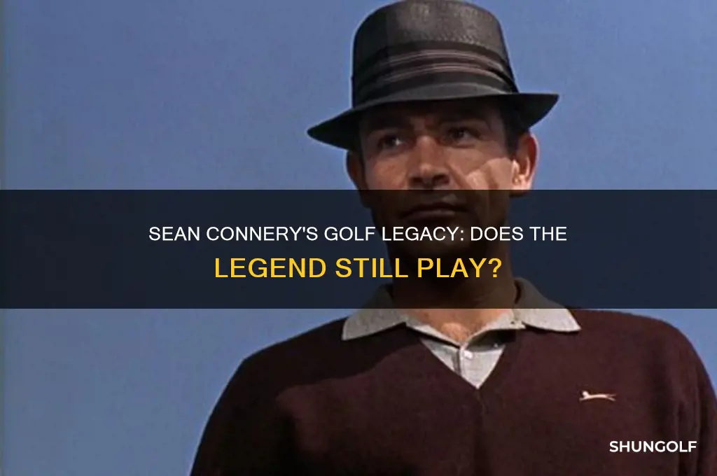 does sean connery still play golf