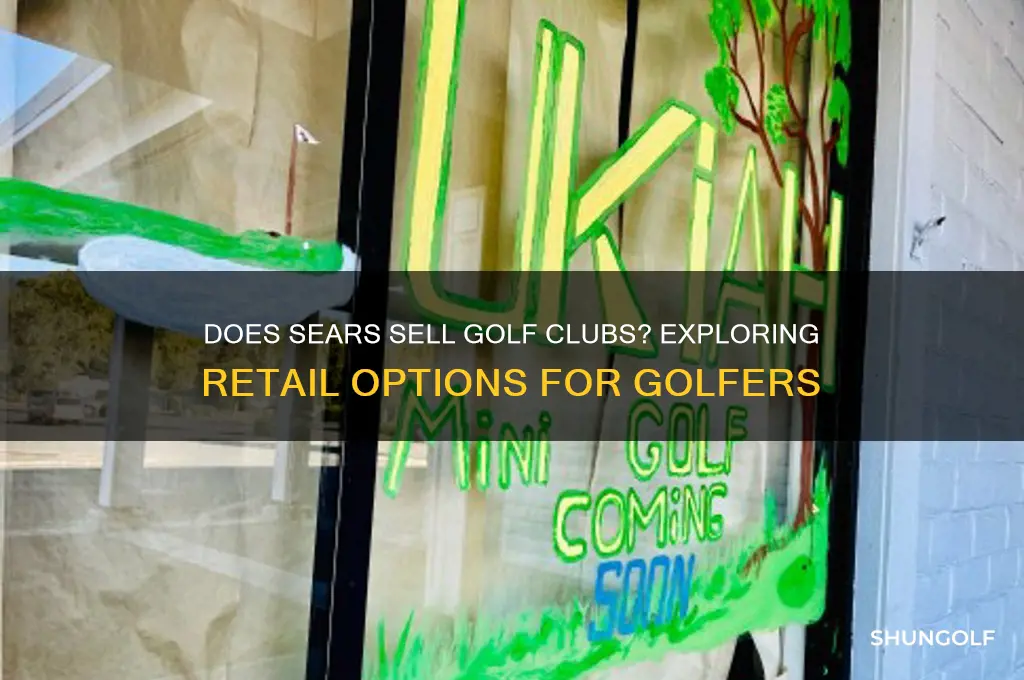 does sears sell golf clubs