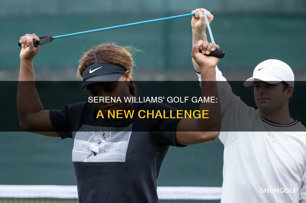does serena williams golf