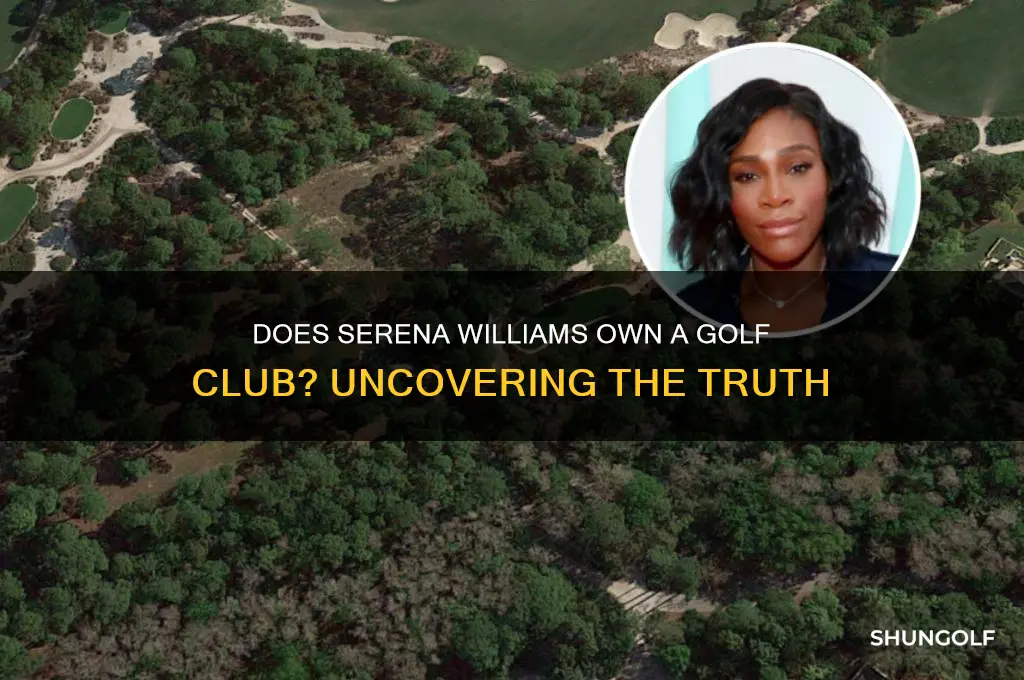 does serena williams own a golf club