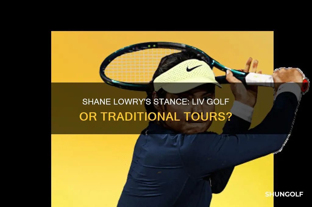 does shane lowry play for liv golf