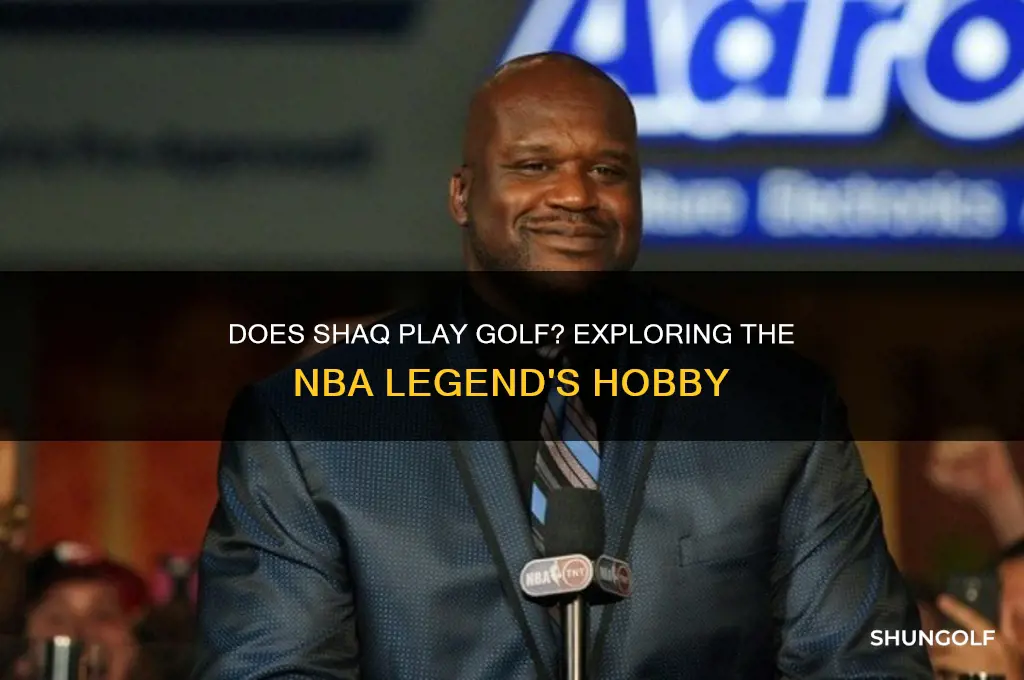 does shaq play golf